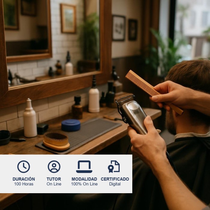 Curso de Barbería y Gestión del Servicio