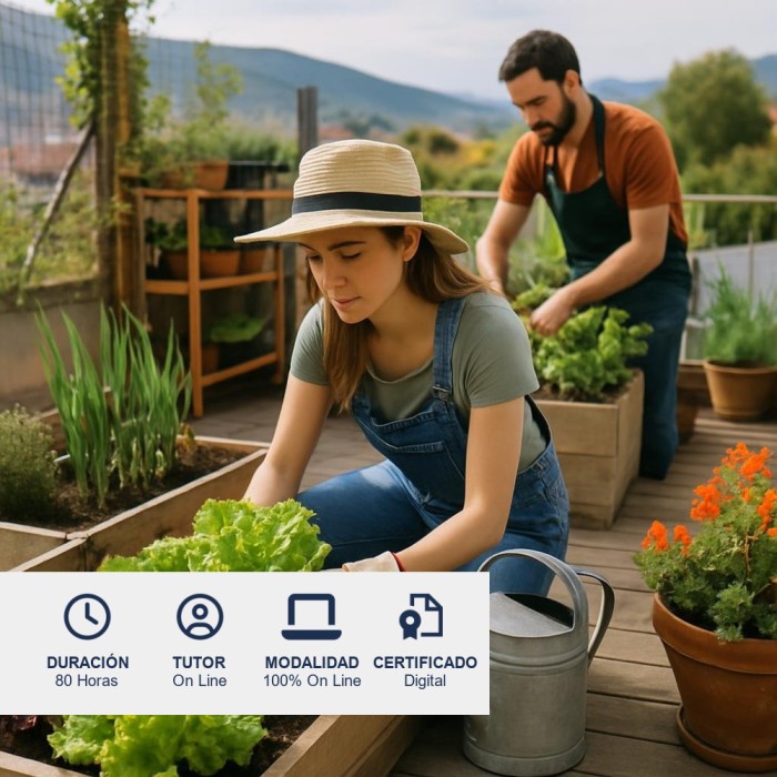 Curso de Huertos Urbanos y Cultivo de Hortalizas