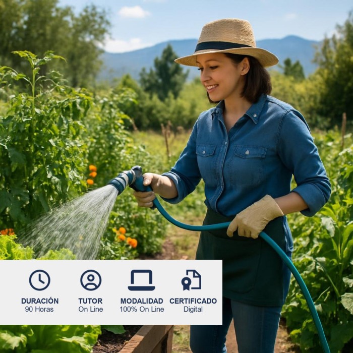 Curso de Riego Eficiente para Huertos y Jardines